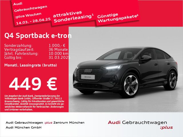 Audi Q4 Sportback e-tron 45 qu. S line AHK/Virtual/Na