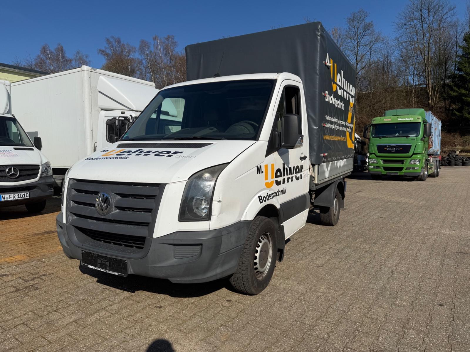 Volkswagen Crafter Pritsche+Plane, TÜV bis 10/26