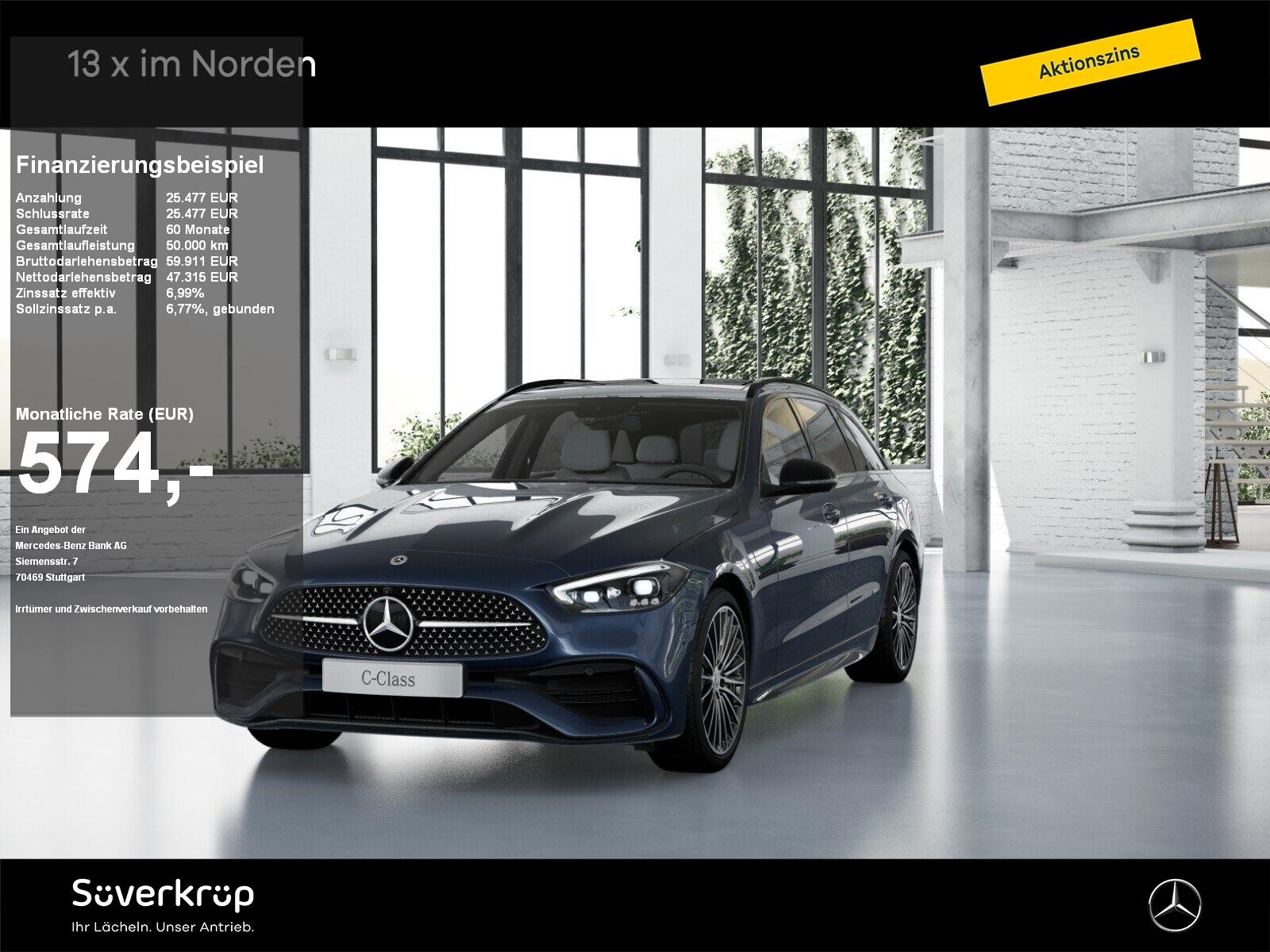 Mercedes-Benz C 220 d T-Modell AMG NIGHT MEMO 360 AHK DISTR