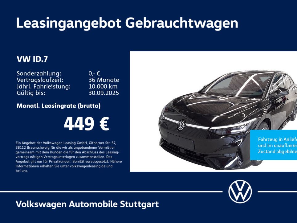 Volkswagen ID.7 Pro Navi Kamera LED AHK ACC SHZ