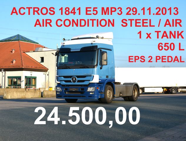 Mercedes-Benz ACTROS 1841 934.03 MP3 BLUETEC5 / E5 STEEL/AIR