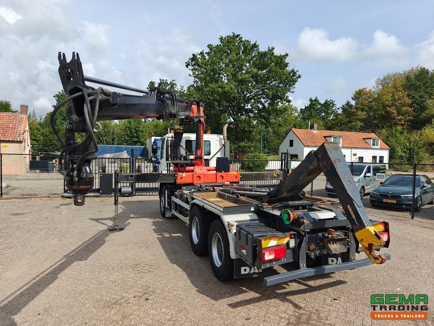 DAF CF 85.410 6x4 DagCab Euro5 - Palfinger Hakenarms