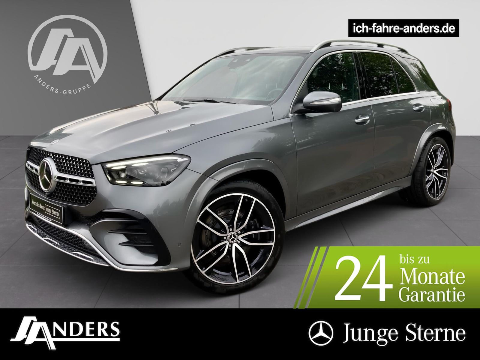 MERCEDES-BENZ GLE 400 e 4M AMG+Burmester+360°+AHK+Airmatic+HUD