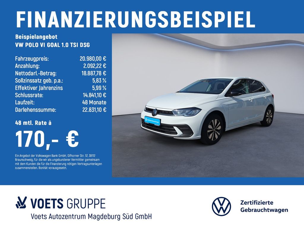 POLO VI GOAL 1.0 TSI DSG LED+PDC+SHZ+NAVI