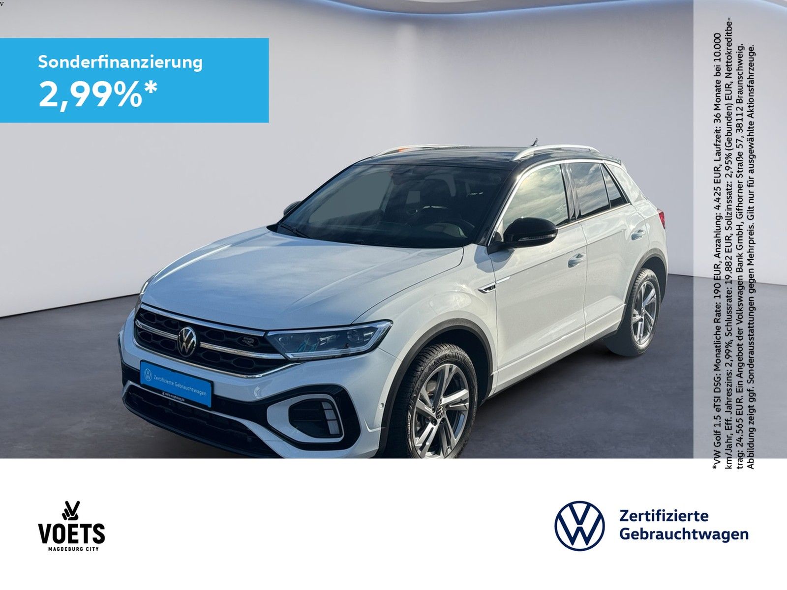 Volkswagen T-Roc 1.5 TSI R-Line DSG+KAM+AHK+NAVI+ALLWETTER