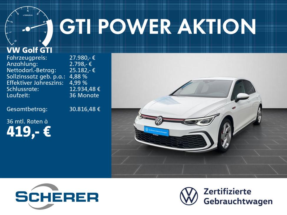 Volkswagen Golf VIII GTI 2.0 TSI AHK NAVI CARPLAY SHZ GJR