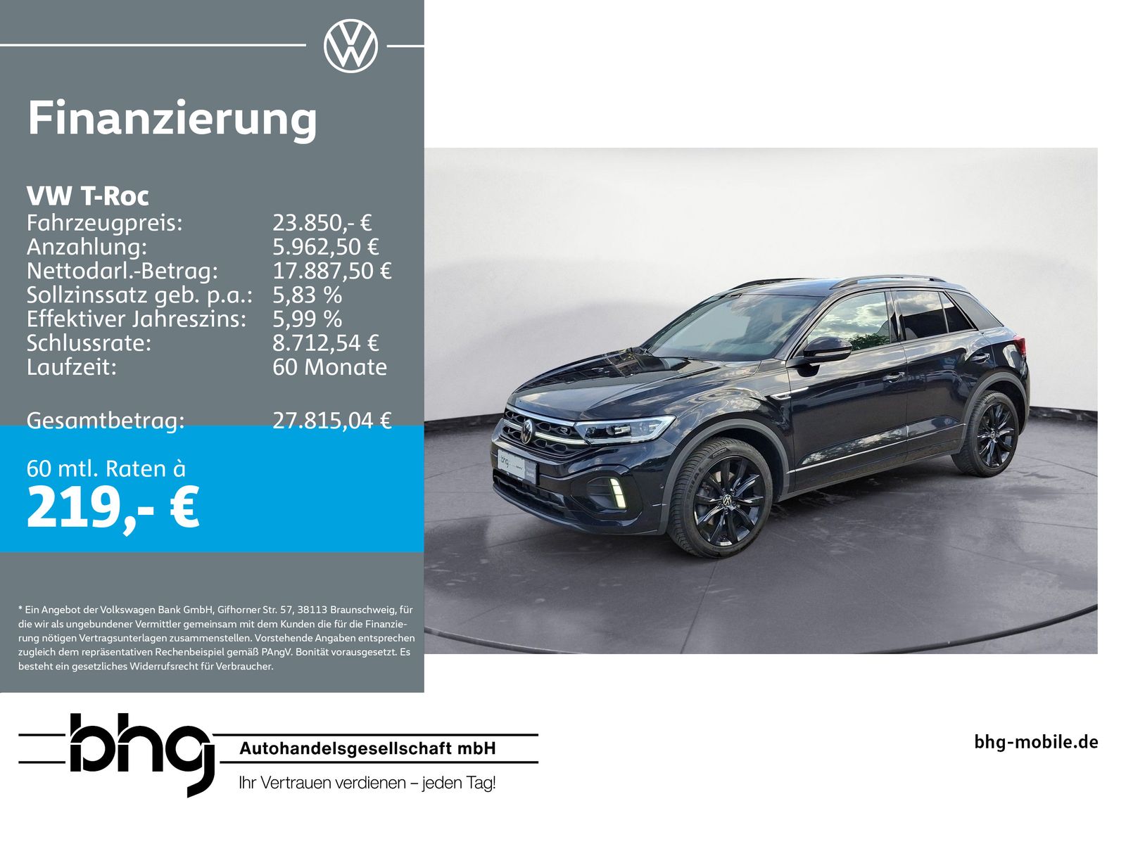 Volkswagen T-Roc R-Line 2,0 TSI OPF 4M DSG