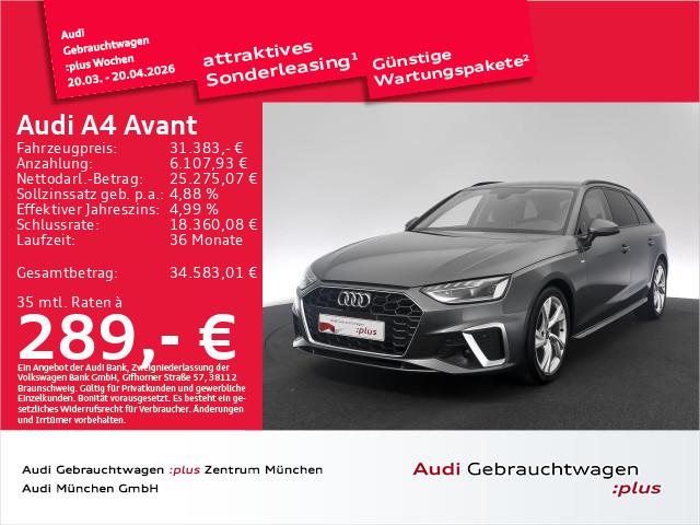 Audi A4 Avant 35 TDI S tronic S line Virtual/Navi+/LE