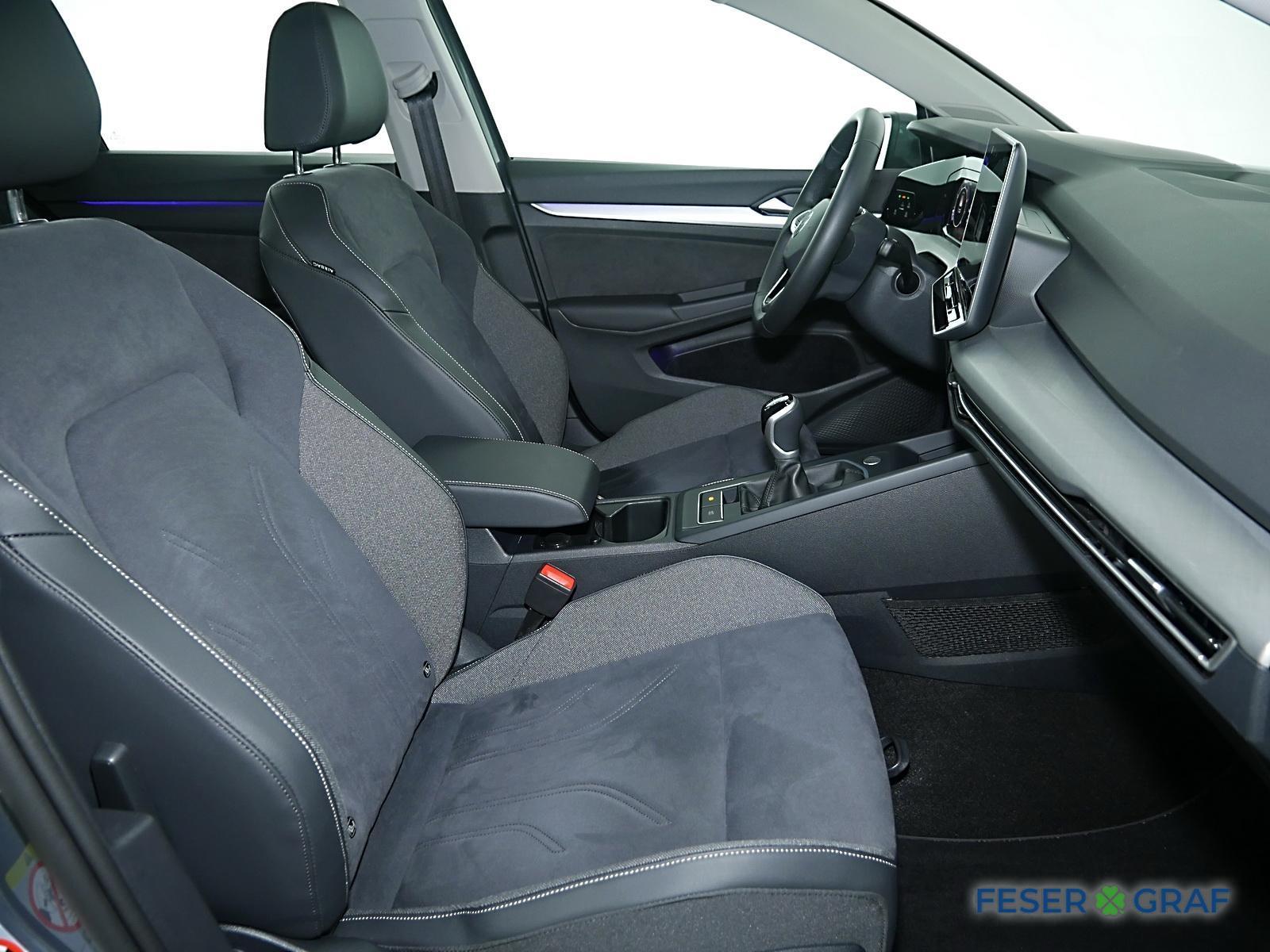 Volkswagen Golf 8 Life 1.5 TSI Navi HUD LED SiHz PDC ACC, миниатюра 4