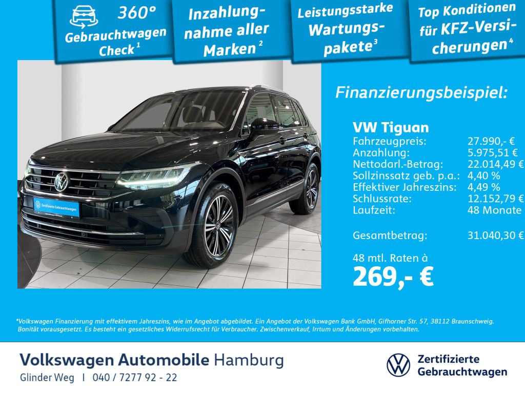 Volkswagen Tiguan 1.5TSI DSG United ParkAssist Navi LED-Sch