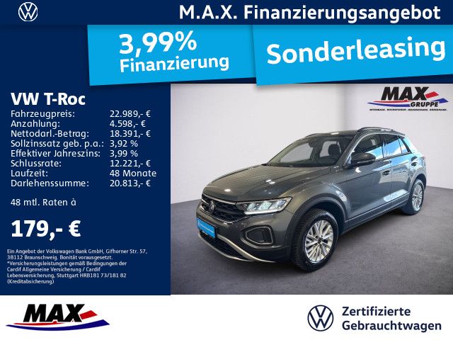 T-Roc 1.0 TSI LIFE LED+NAVI+DIGI CP+KLIMA+WINTER