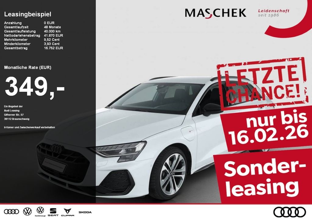 A3 Sportback 40 TFSI e S line AHK Matrix HUD R-C