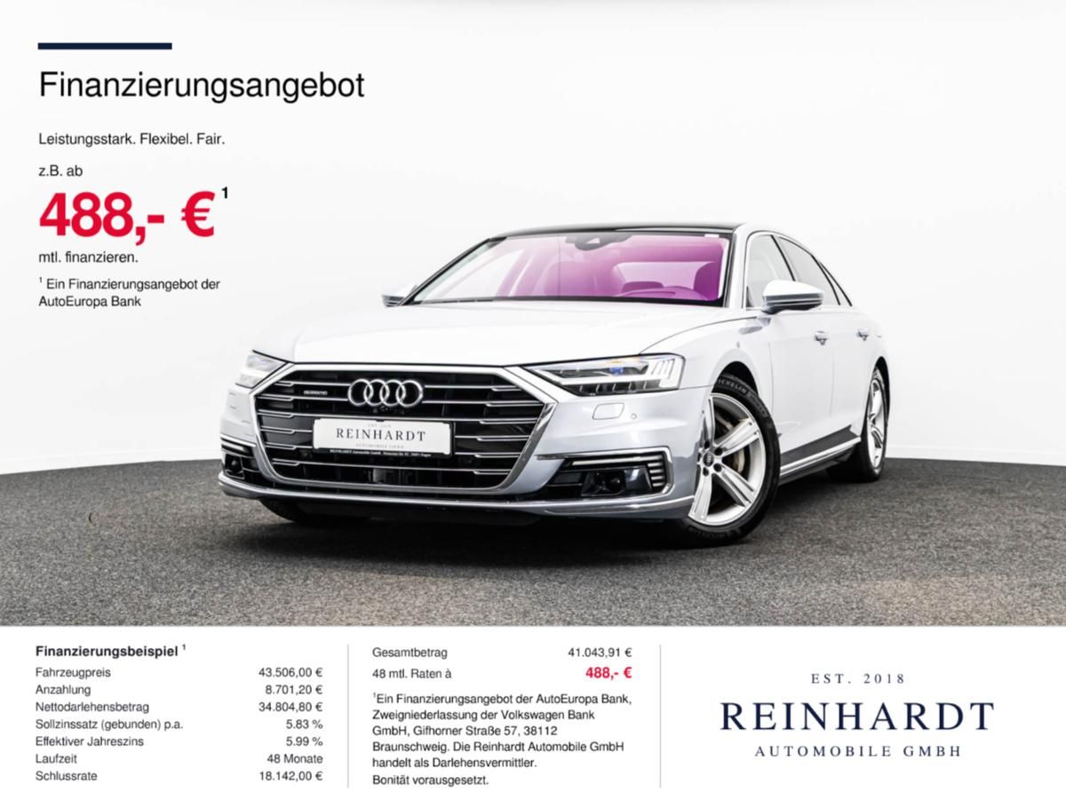 Audi A8 60TFSie LASER/ACC/HuD/PANO/BELÜFT/MASSAGE/360