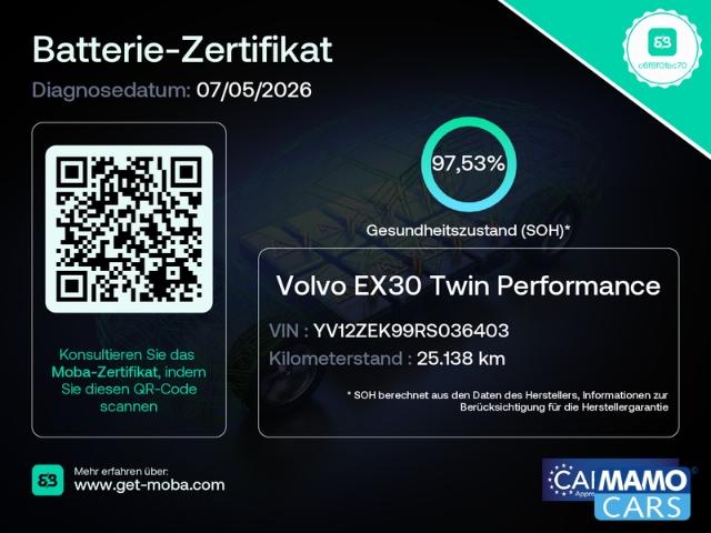 Volvo EX30 Ultra AWD Performance 69KWH/20''/Wärmepumpe