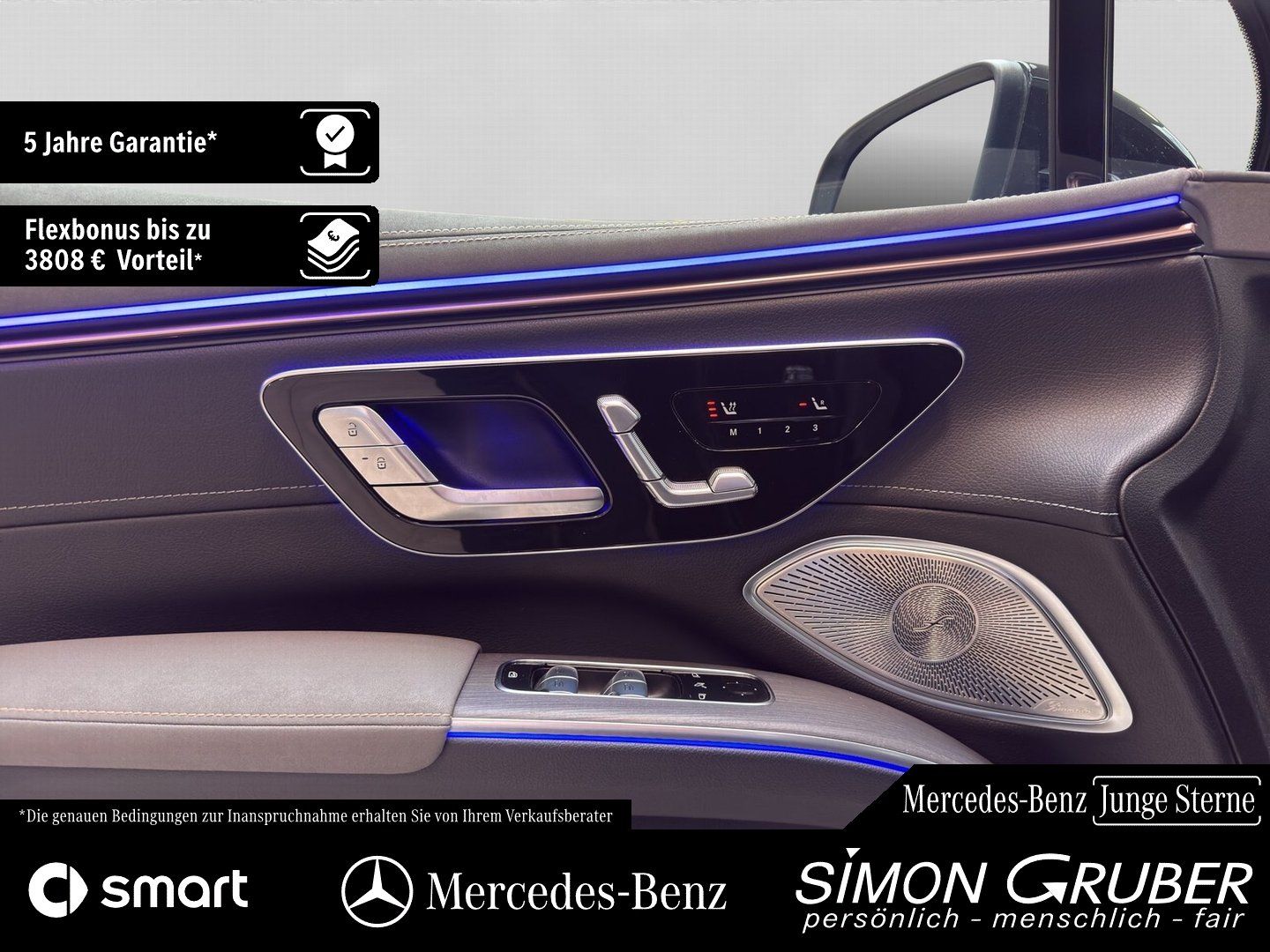 Fahrzeugabbildung Mercedes-Benz EQS 450 4M SUV Pano Hyper AHK Mod 2026 118kwh