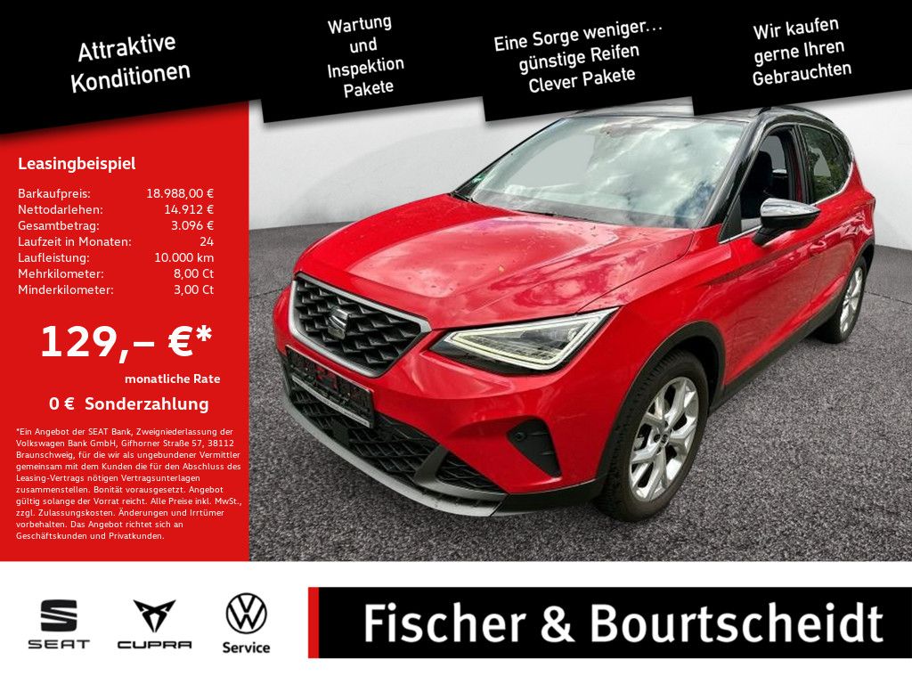 Seat Arona 1.0 TSI FR PDC KAMERA NAVI FACEL. LED