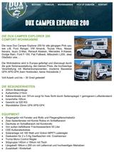 Ford Ranger mit Wohnkabine DUX Explorer 200, GARANTIE - Ford 20m