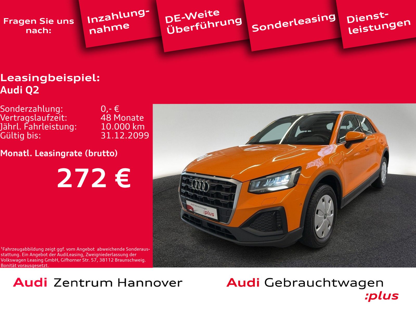 Audi Q2 30 TDI S tronic Pano AHK Assistenz-Paket-Park