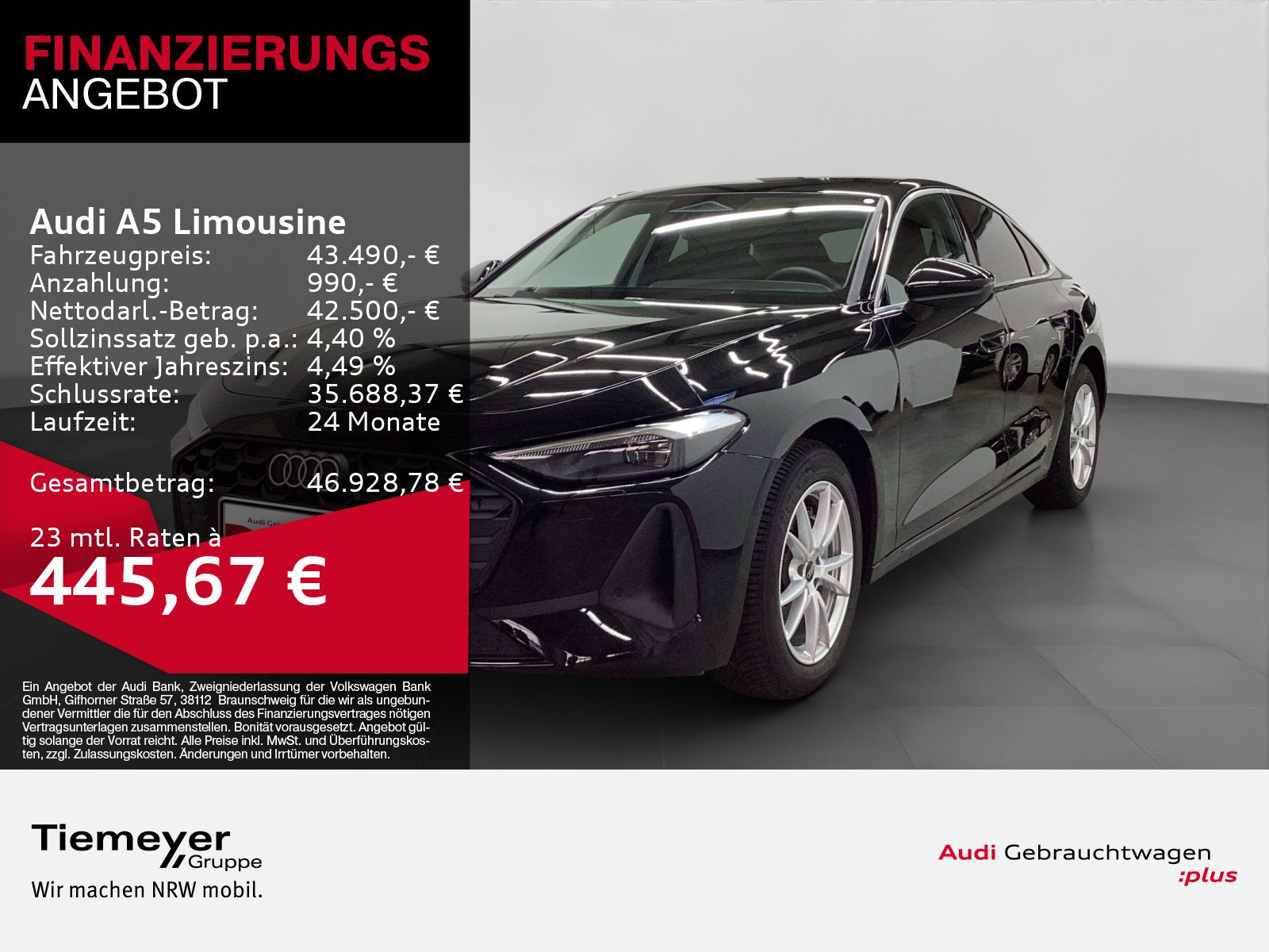 Audi A5 Limousine TDI LEDER SPORTSITZE KAMERA