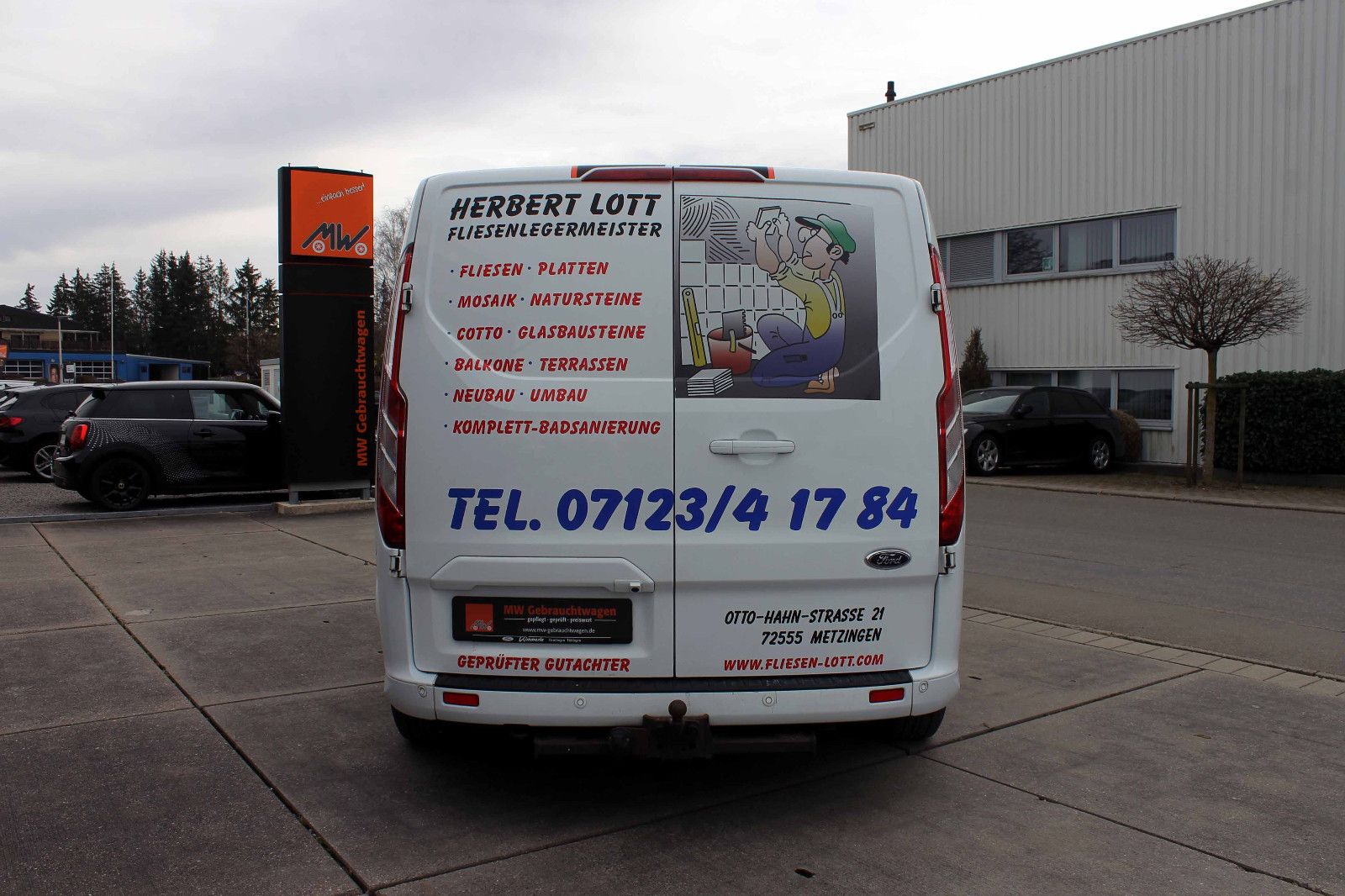 Fahrzeugabbildung Ford Transit Custom Kasten 290 L1 Sport KAM NAV KLIMA