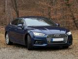 Audi A5 Sportback 3.0 TDI S-Line ACC Matrix AHK - Audi A5 mit Diesel-Antrieb: Blau, Vollleder