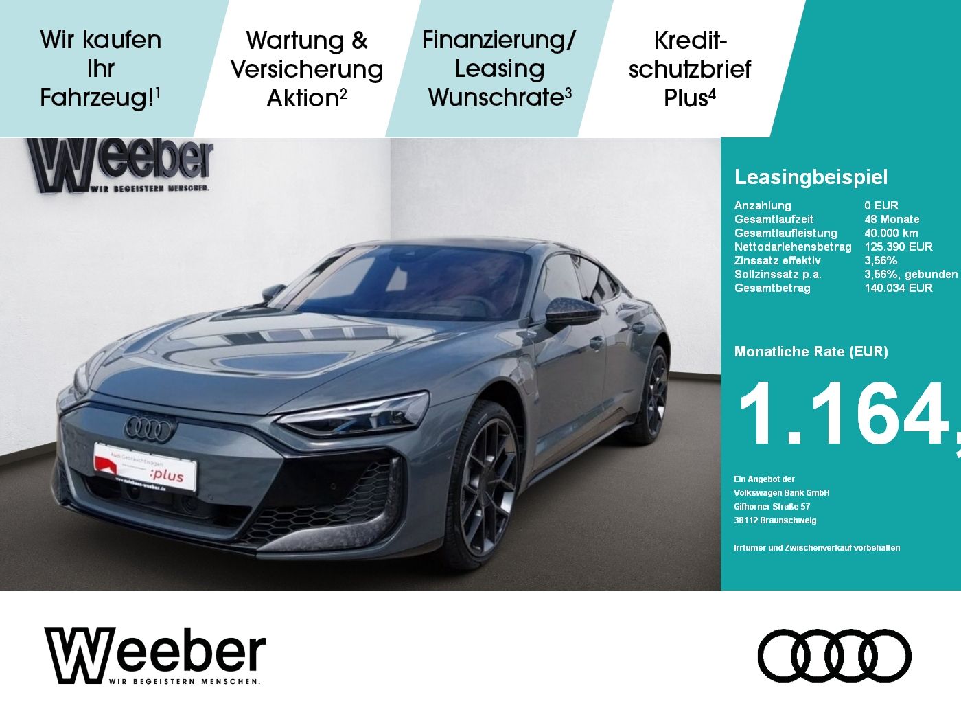 Audi RS e-tron GT performance quattro *KERAMIK*360°CA