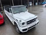 Mercedes-Benz G 500 Stretch Limousine Einmalig VIP Luxus - weiße Mercedes-Benz G 500
