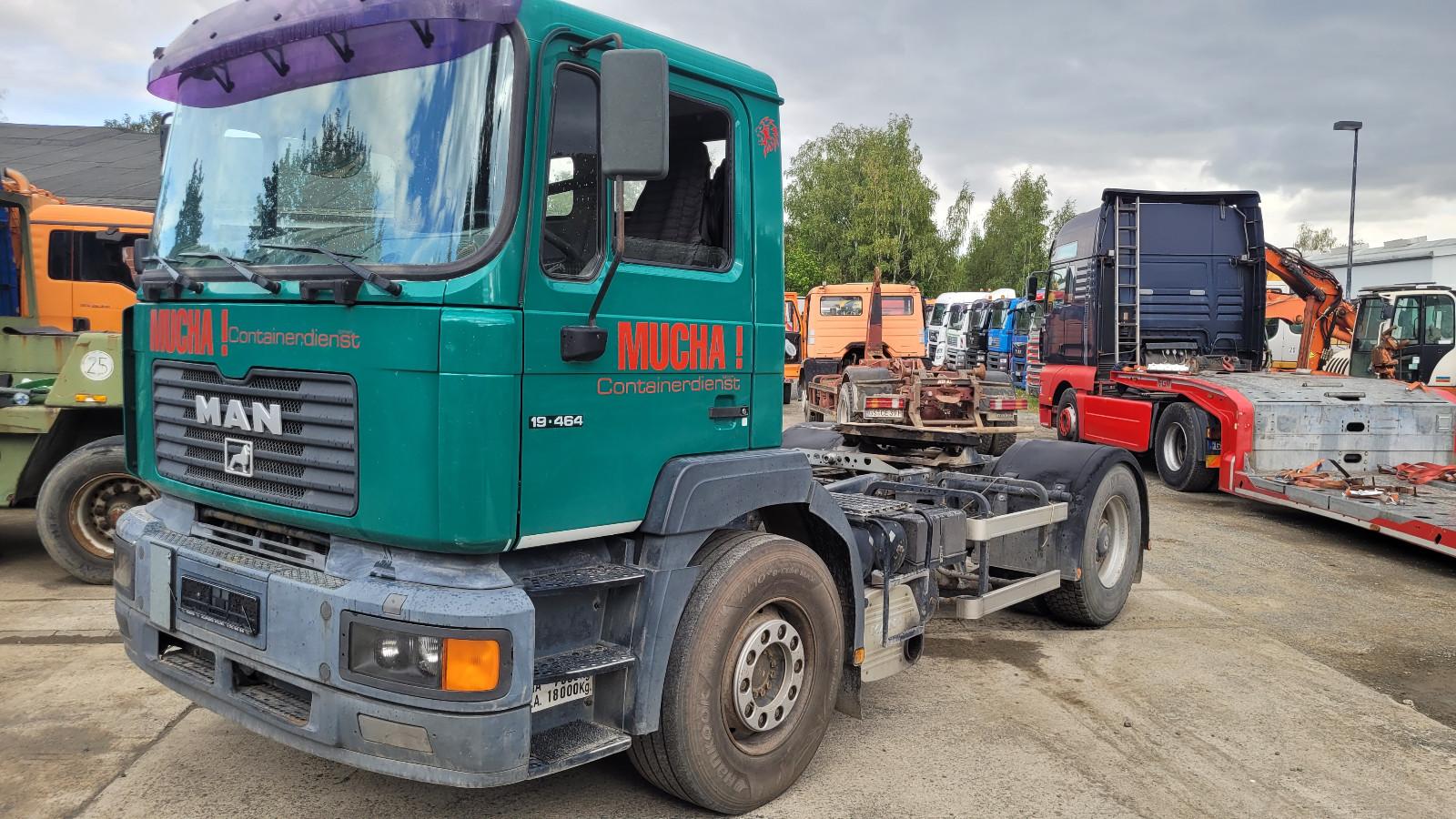 MAN F 2000 19.414  single heads manual german truck