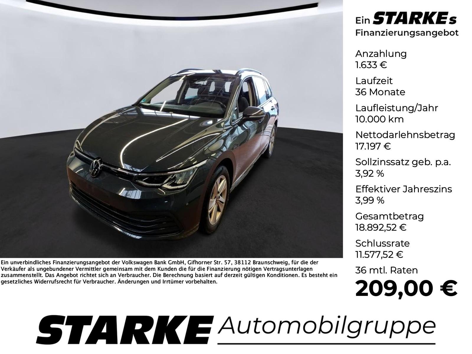 Volkswagen Golf Variant 2.0 TDI DSG Life AHK Navi LED PDC