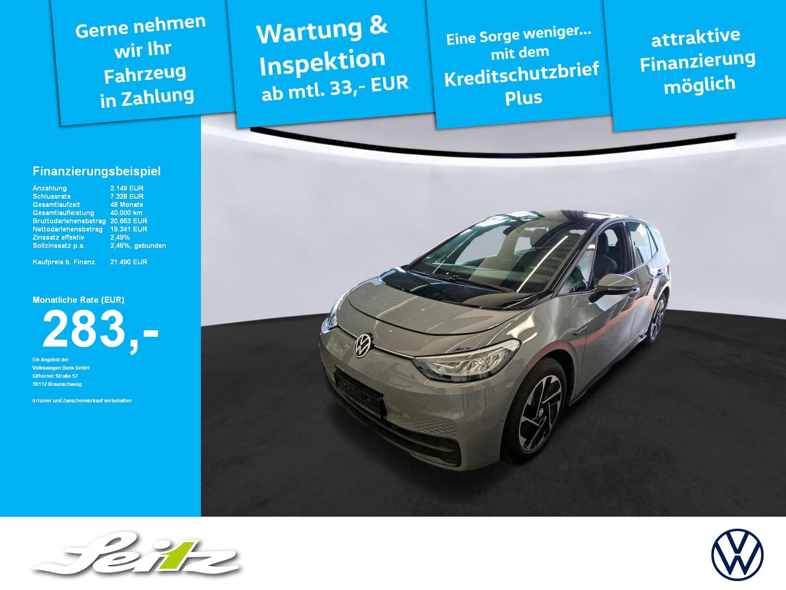 Volkswagen ID.3 Pro Performance *LED*KAMERA*NAVI*SITZHZG*AP