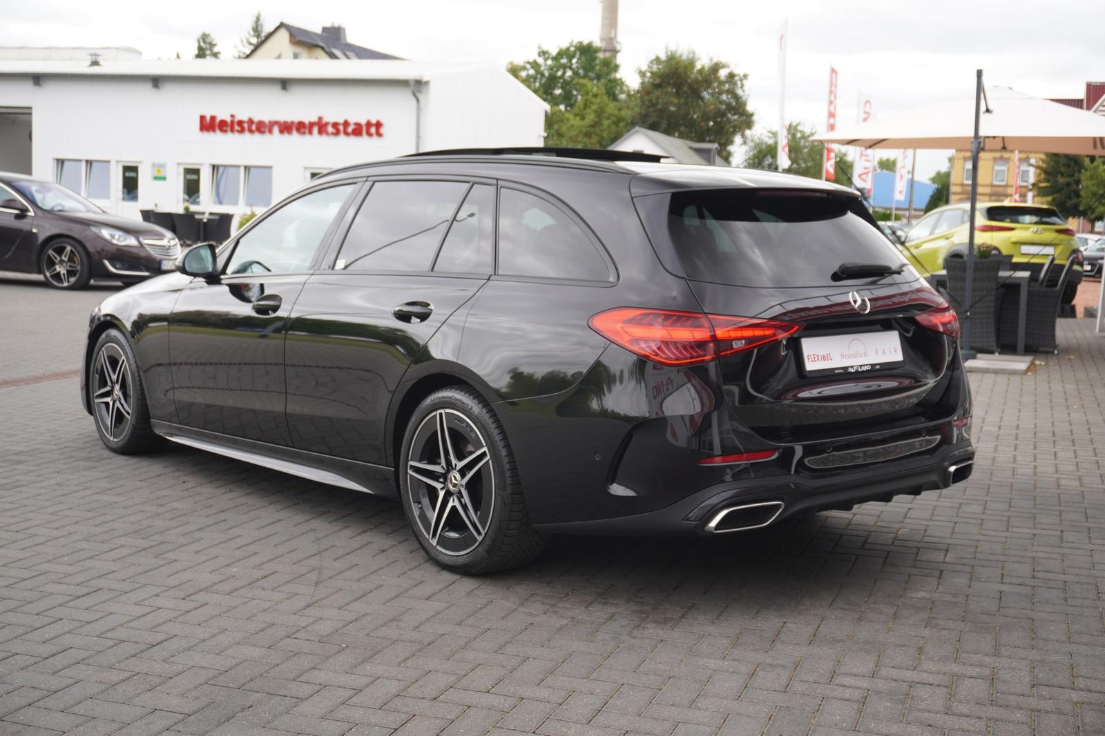 Mercedes-Benz C-Class C180 T-Modell AMG Line LED Navi Panorama Kamera, миниатюра 3