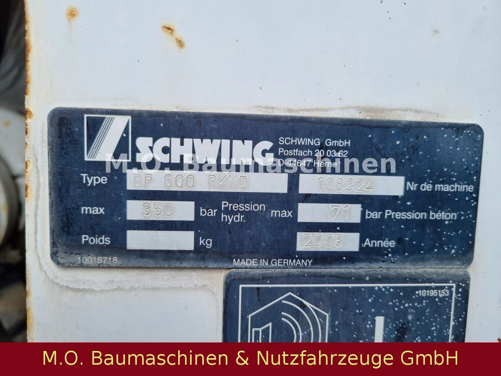 Fahrzeugabbildung Mercedes-Benz Actros 3241 Betonmischer+ Schwing Setter Pumpe