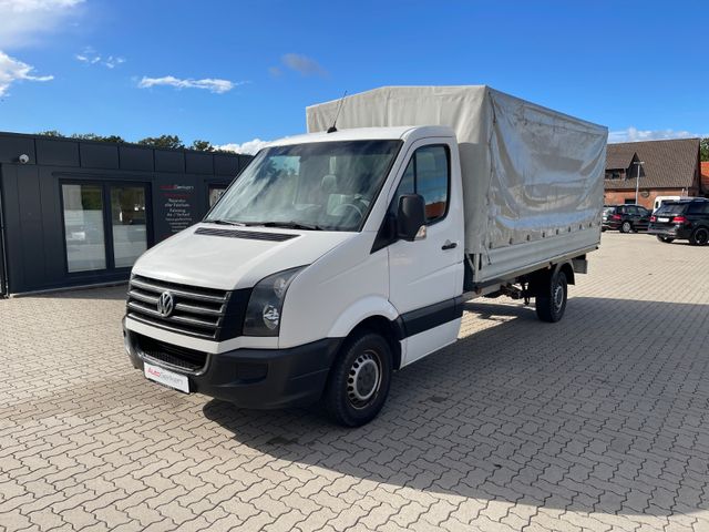 VW Crafter 35 Pritsche+Plane L3 lang Klima MwSt Eu5