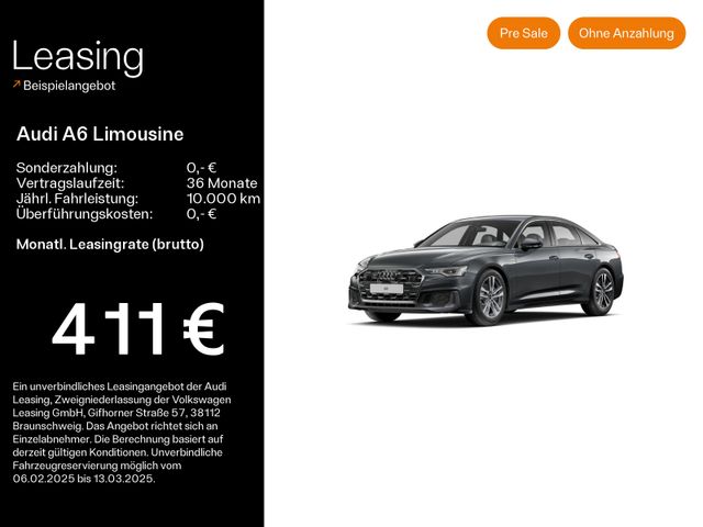 Audi A6 Limousine 45 TFSI quattro S-LINE*MATRIX*LEDER