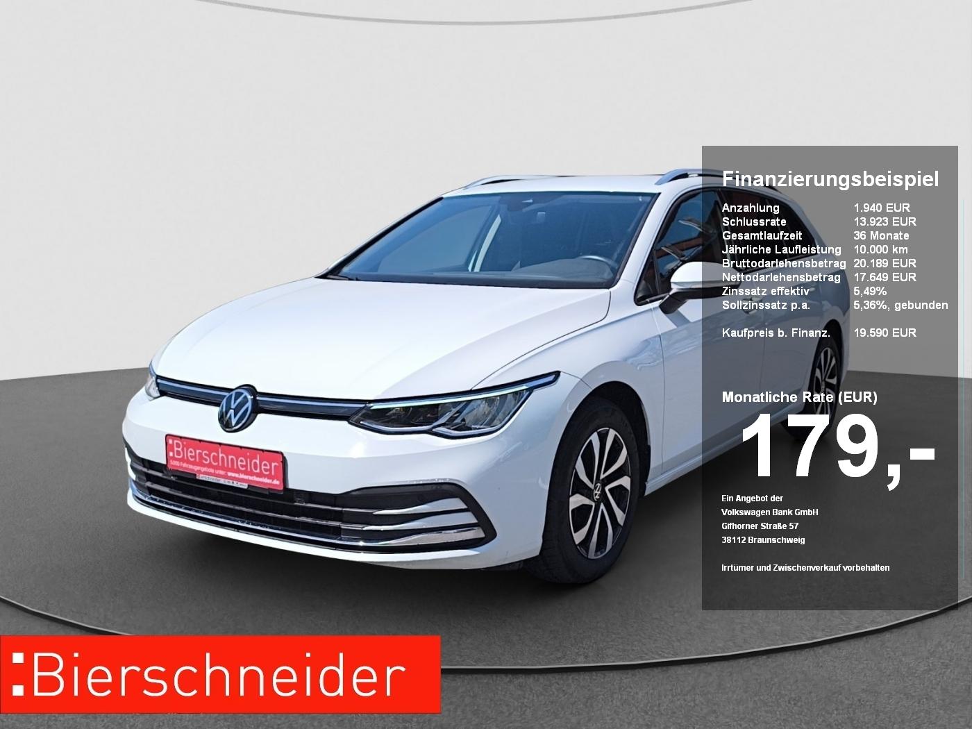 Volkswagen Golf VIII Var. 2.0 TDI Active NAVI RFK PDC SITZH