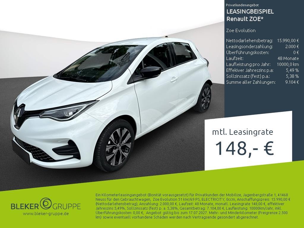 Renault ZOE Zoe Evolution