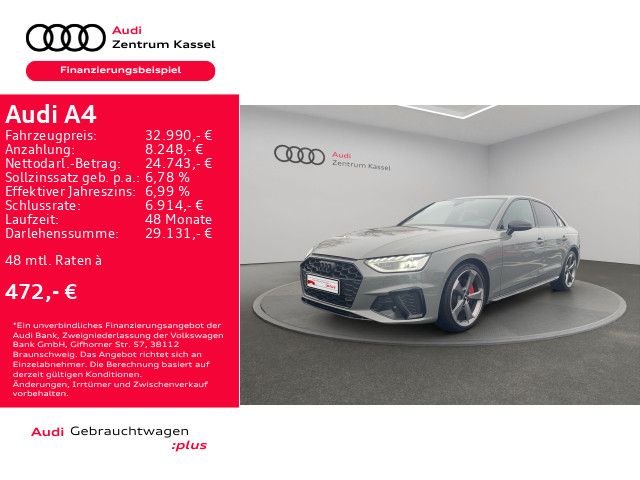 Audi A4 Lim. 40 TDI qu. S line Matrix B&O HuD Kamera