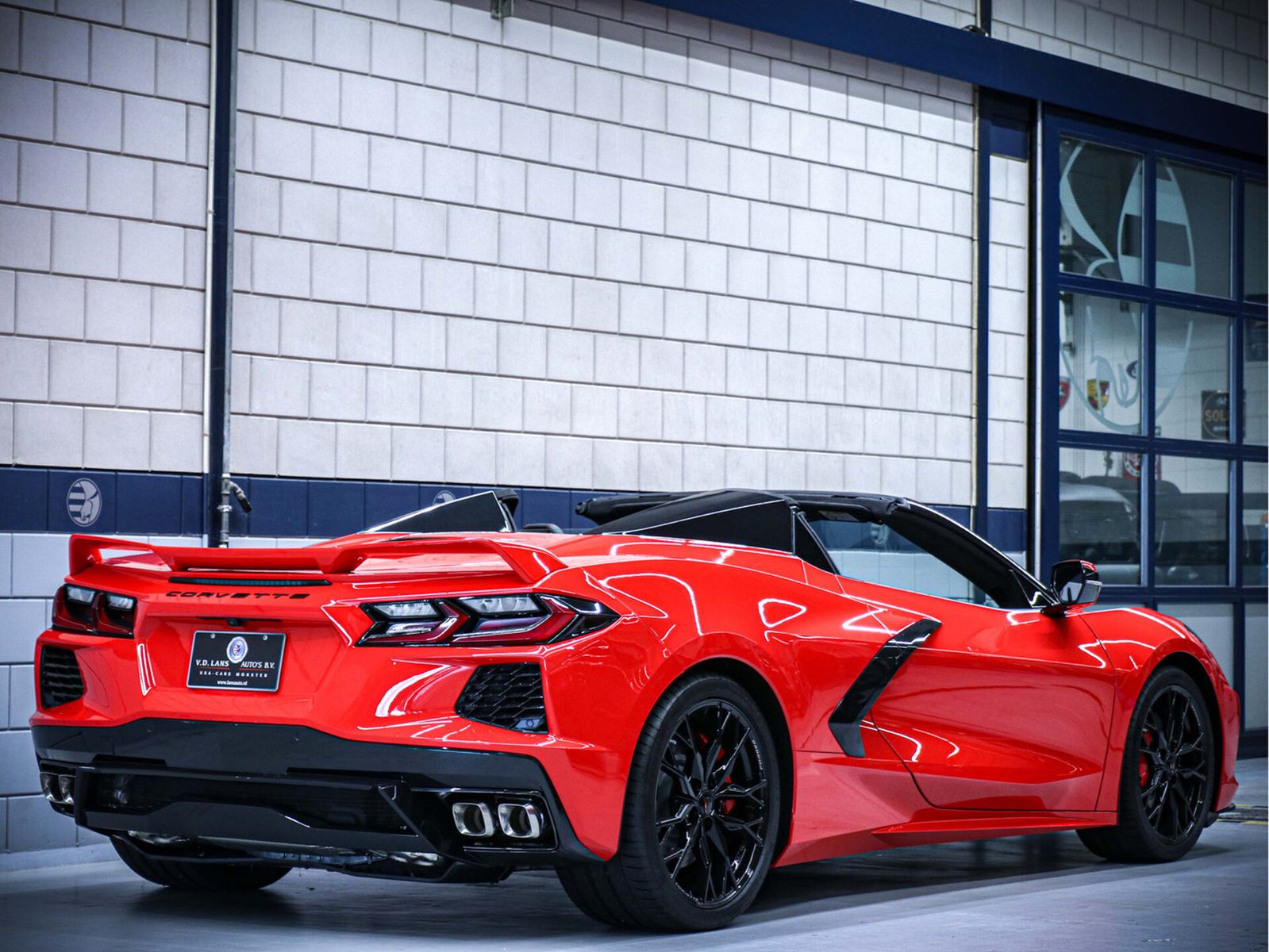 Chevrolet C8 Stingray Cabriolet 3LT Z51 Package Front lift imagem 3