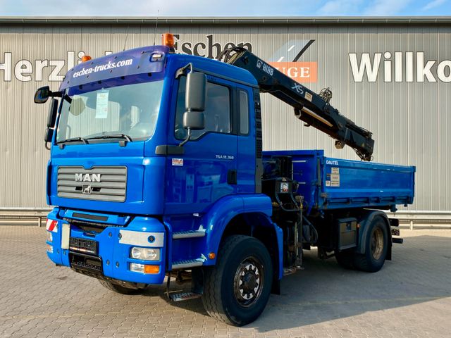 MAN TGA 18.360 4x4H BL Hiab Kran*Dautel Kipper*Klima