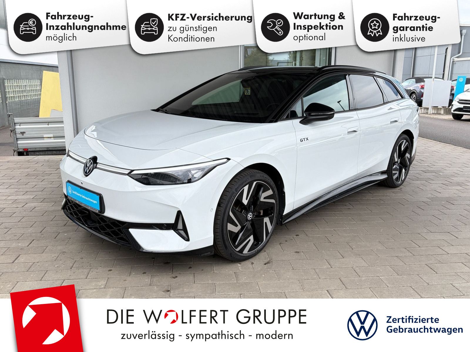 Volkswagen ID.7 Tourer GTX 4M PANO AHK 360° MATRIX ACC CARP foto 1