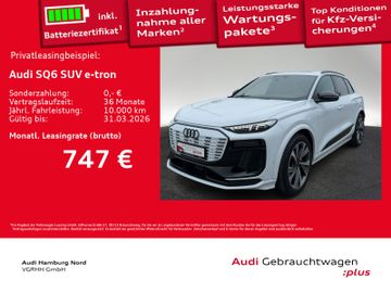 Audi Leasingangebot: Audi SQ6 SUV e-tron TechPro Akustik Panorama Navi ACC