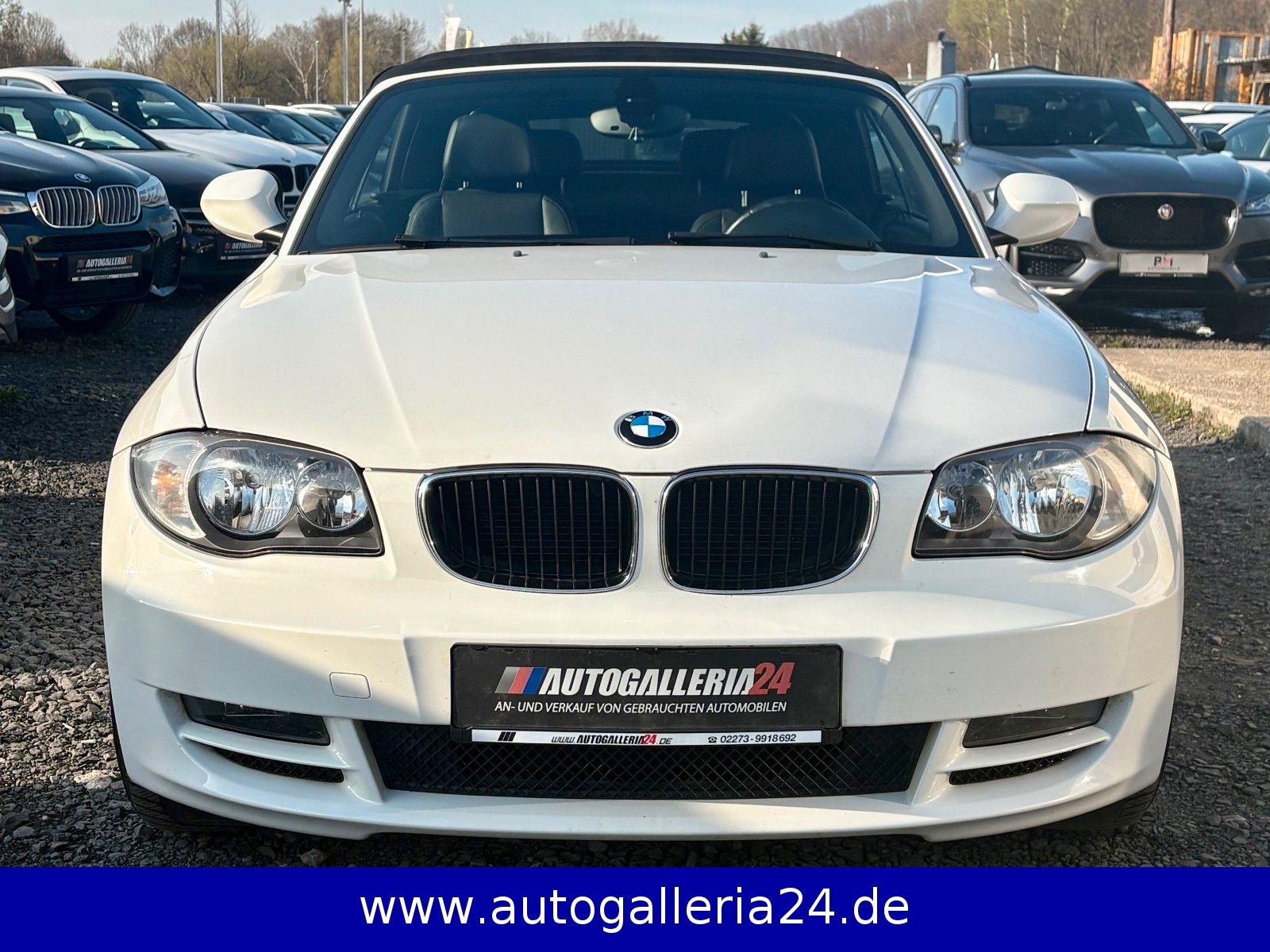BMW 118i Cabrio Leder Klima Tempo SCHECKHEFT SPORTLE