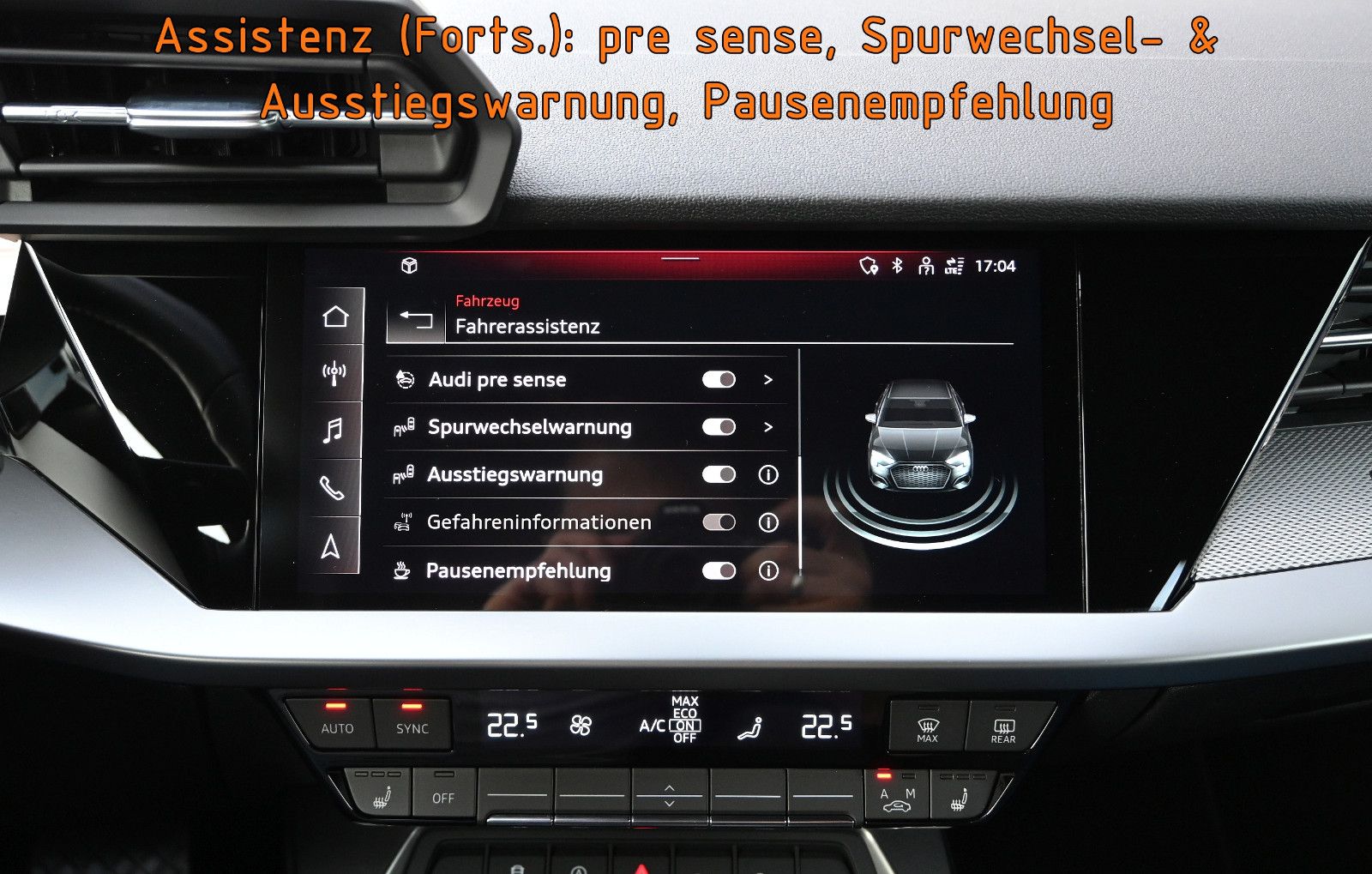 Fahrzeugabbildung Audi A3 35 TDI S tr. S Line Lim. °ACC°STANDHZ°19ZOLL°