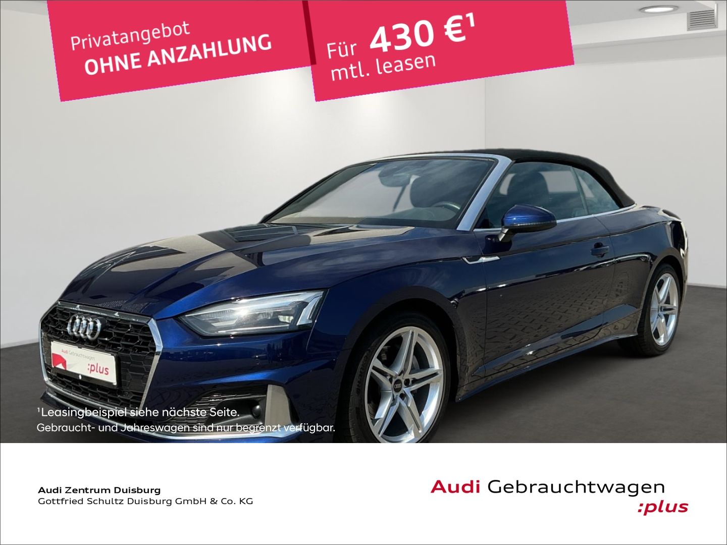 Audi A5 Cabriolet 40 TFSI advanced Navi Digitales Sou