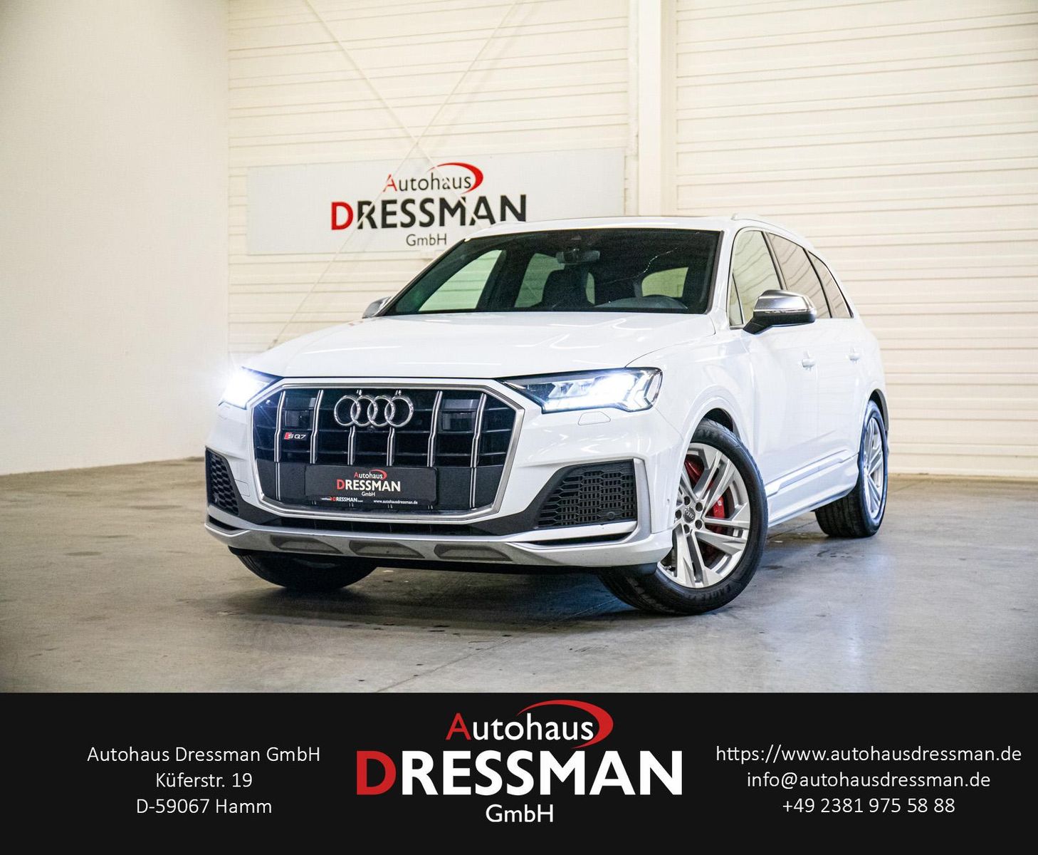 AUDI SQ7 TDI MATRIX PANO STHZG AHK ACC 360° S-SITZE