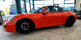 Porsche 991 911 Targa 4 GTS BRD-APPROVED-LAVAORANGE - Porsche mit Benzin-Antrieb: Orange, Cabrio