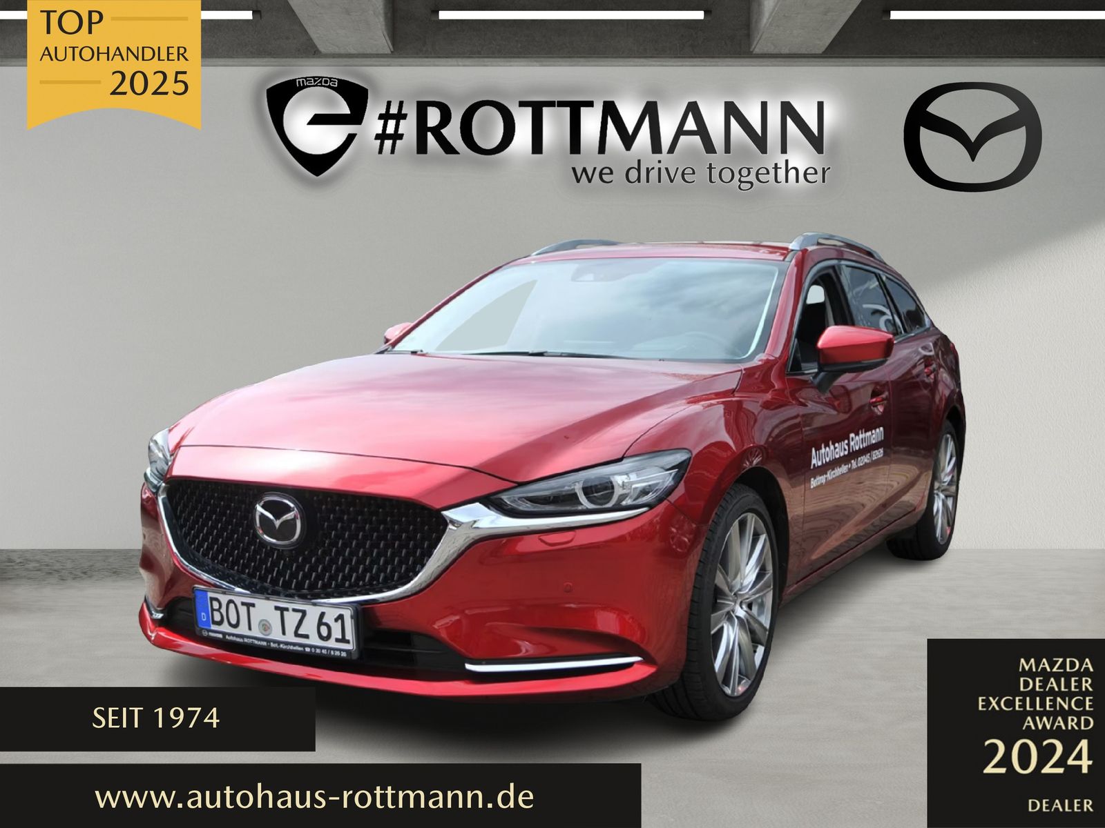 Mazda 6 Kombi 2.0 EXCLUSIVE-LINE | 360° | Leder | BOSE