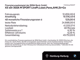 BMW X3 xDr 30dA M SPORT LivePr,Laser,Pano,AHK,St+Go - BMW X3 mit Anhängerkupplung