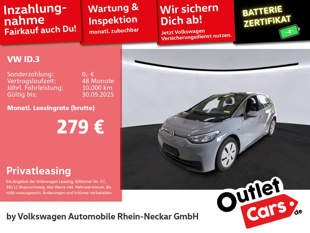 Volkswagen ID.3 Pro Automatik LED Navi Einparkhilfe uvm