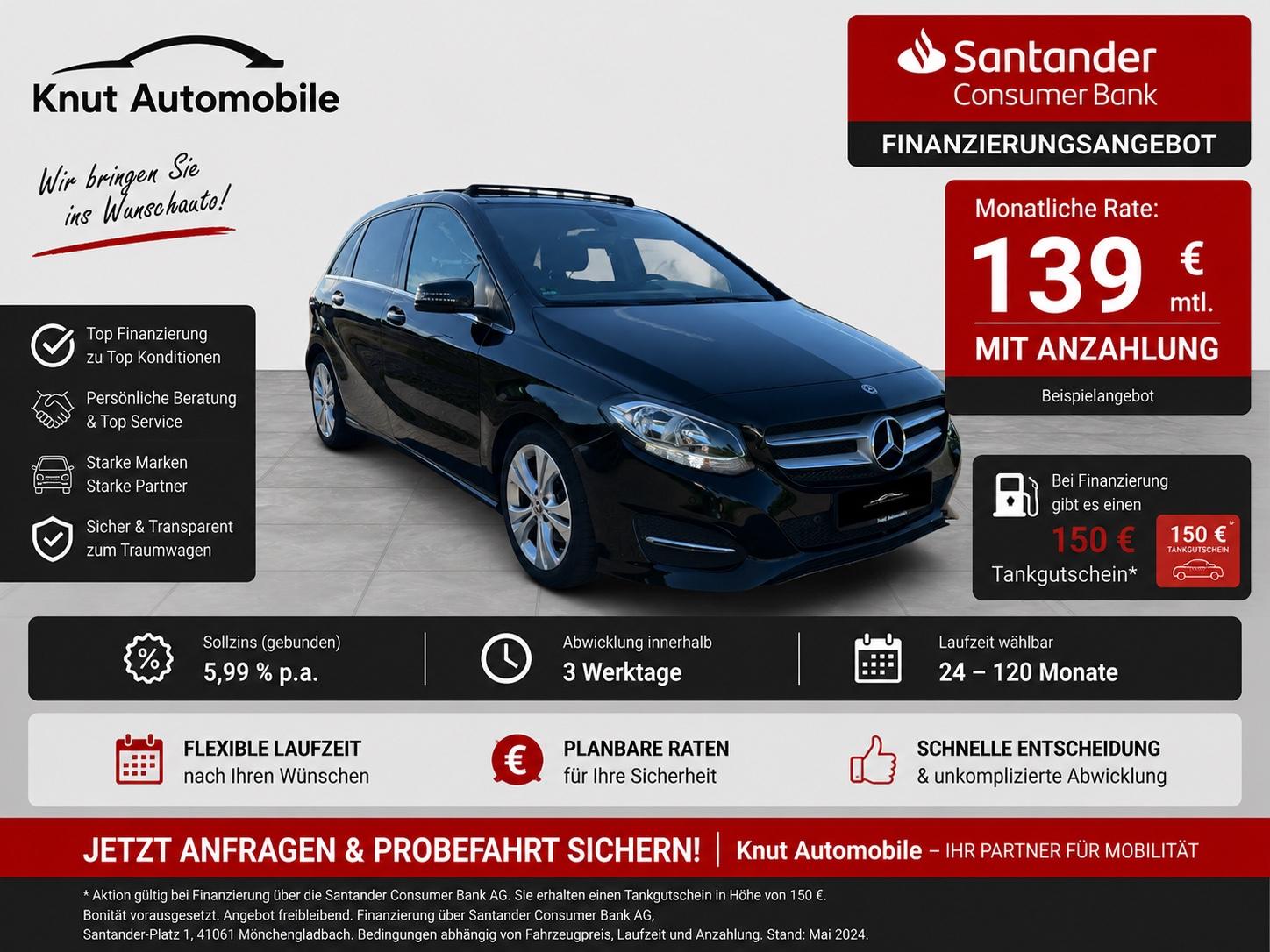 Mercedes-Benz B 200 CDI *2.Hd*Pano*Navi*T-Leder*Urban